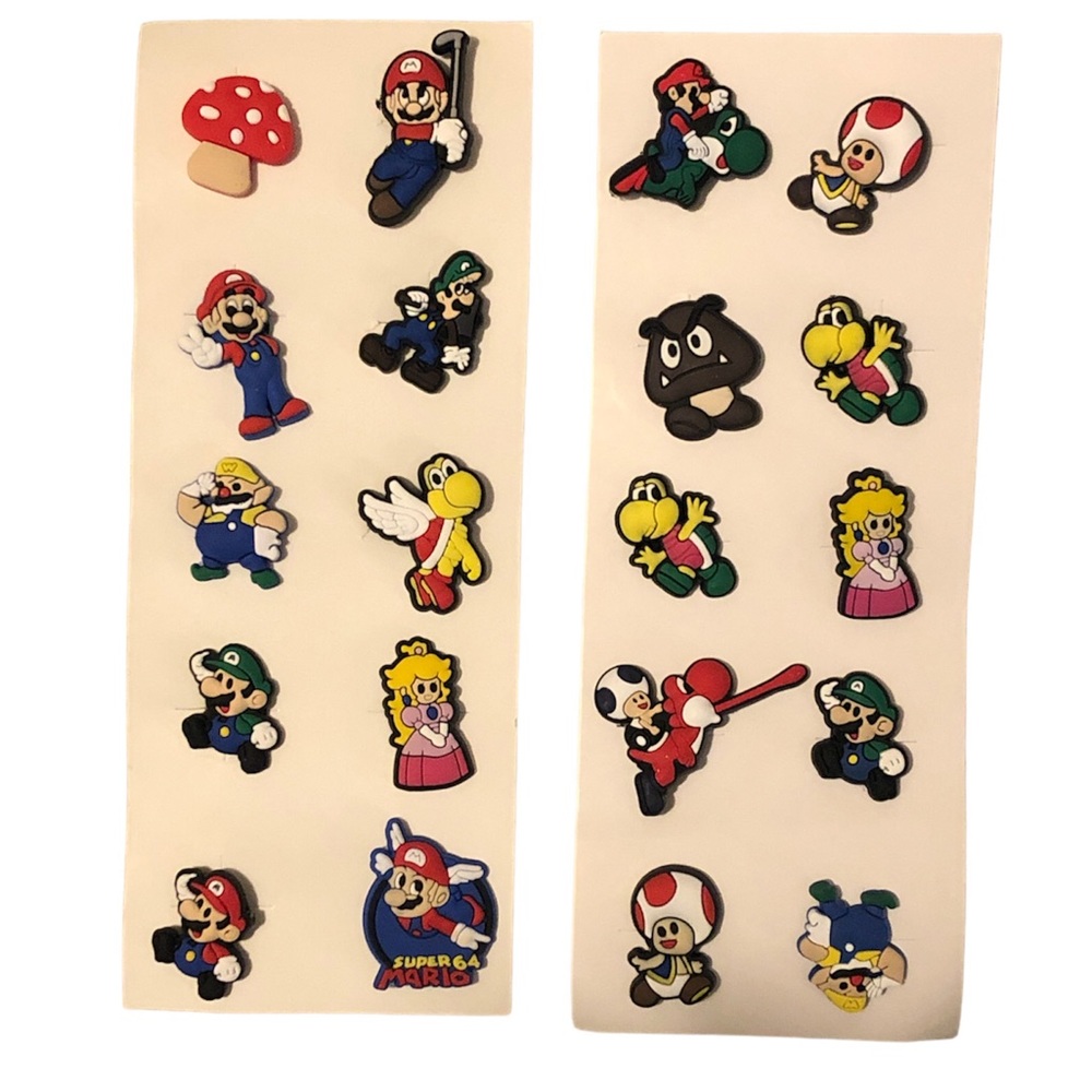 Super Mario Croc Charms